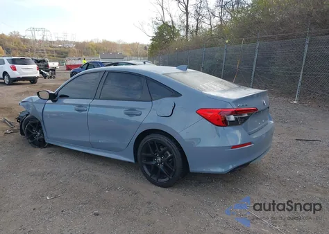 2024 Honda Civic Sport из США, поврежденный, VIN 2HGFE2F57RH551126